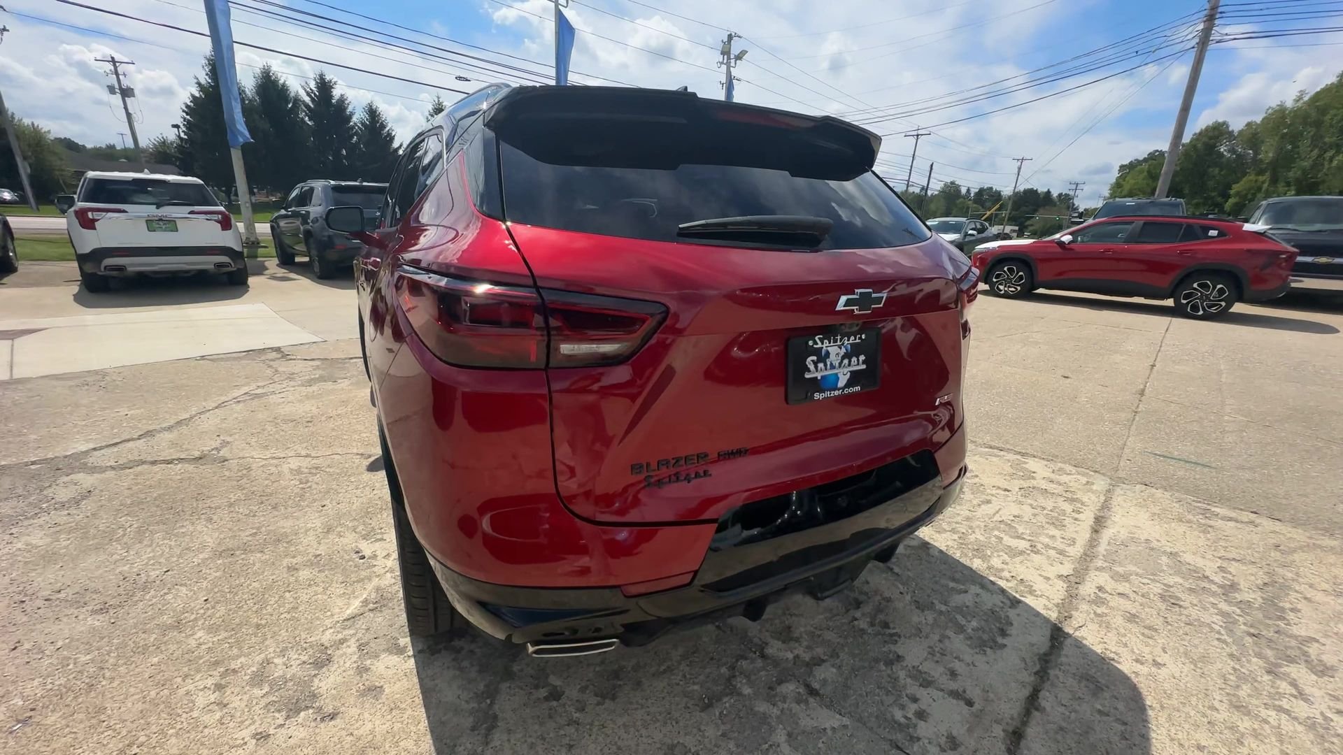 2026 Chevrolet Blazer RS Red at Spitzer Autoworld Chevy Buick GMC Cadillac