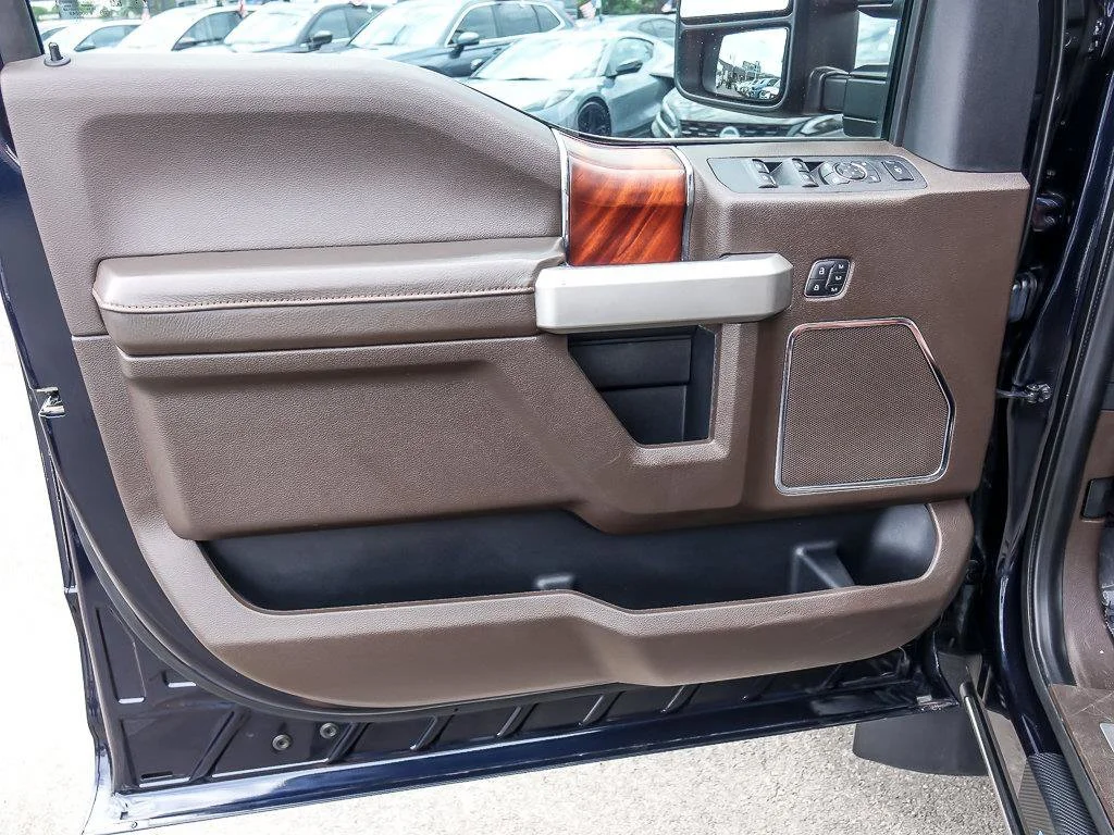 Used 2021 Antimatter Blue Metallic Ford King Ranch image 28