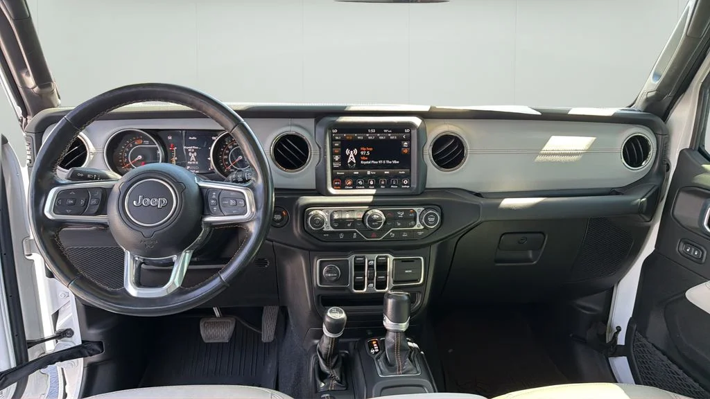 Used 2021 White Jeep Unlimited Sahara High Altitude image 21