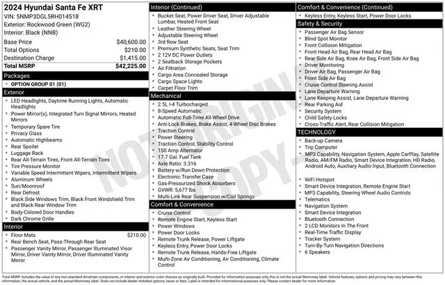 Used 2024 Green Hyundai XRT image 15