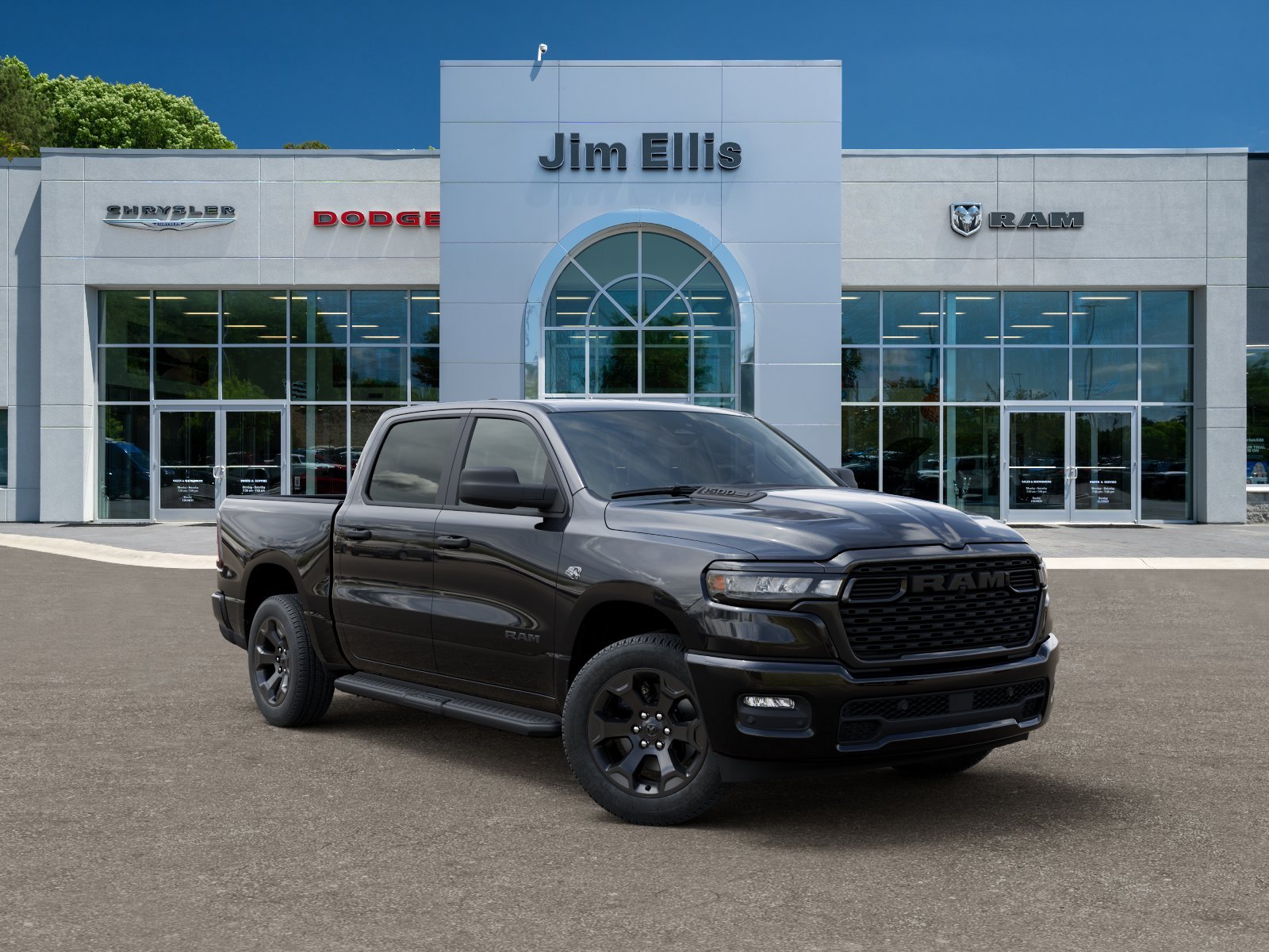 New 2026 Diamond Black Crystal Pearlcoat RAM Express image 5