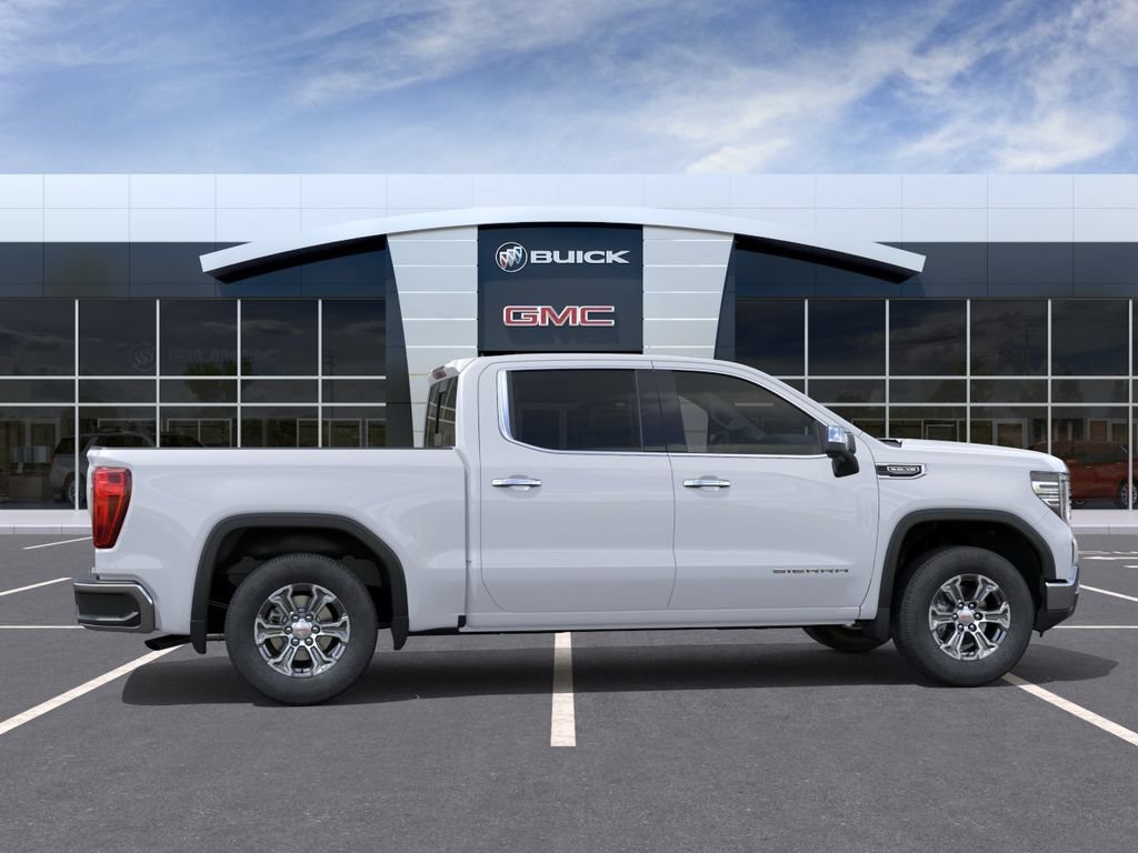 New 2026 Glacier White Tricoat GMC SLT image 6