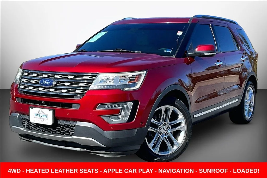 Used 2017 Red Ford Limited image 3