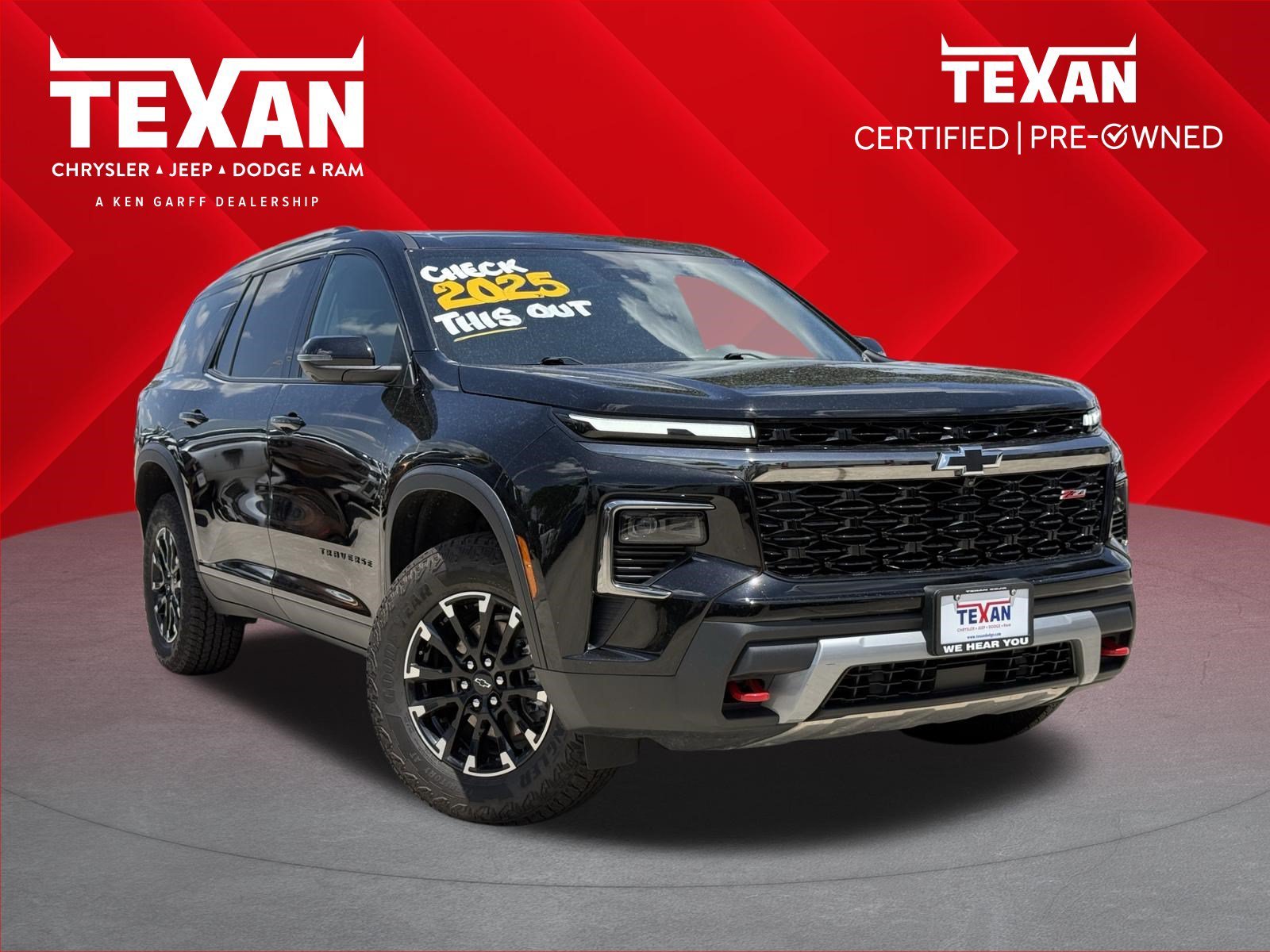 Used 2025 Mosaic Black Metallic Chevrolet AWD Z71 image 1