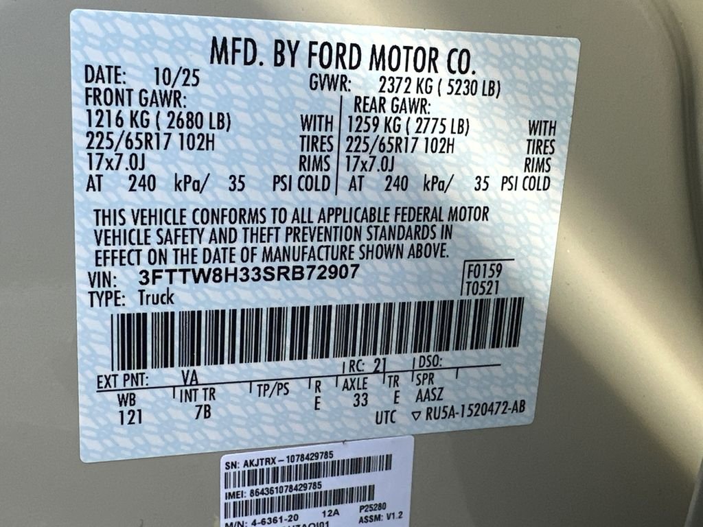 New 2025 Desert Sand Ford XLT image 31