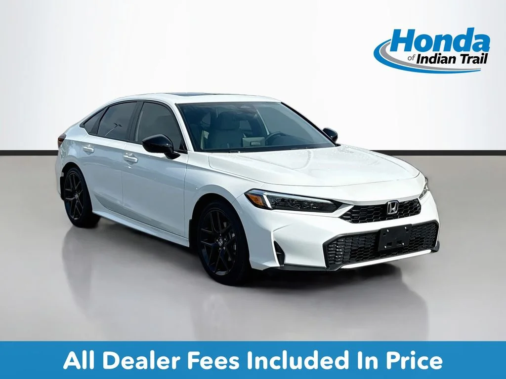 New 2026 Platinum White Pearl Honda Sport image 1