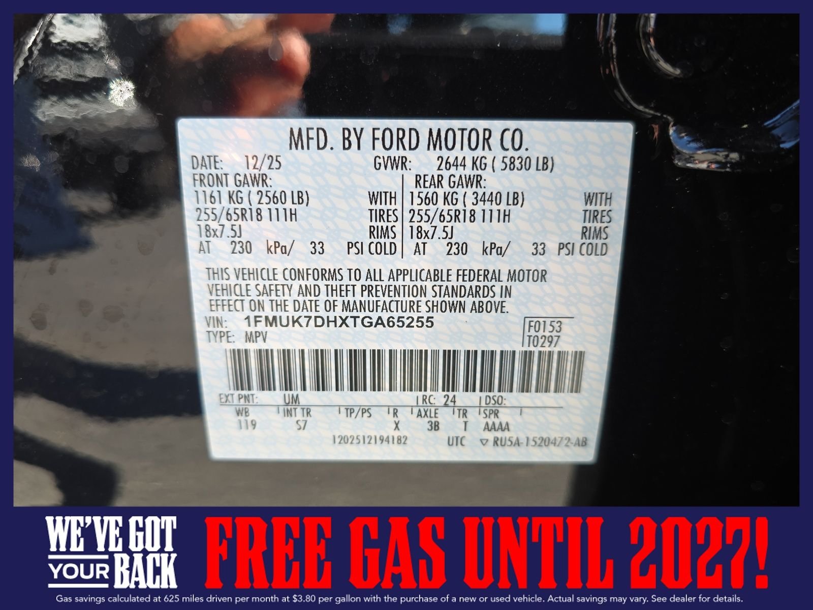 New 2026 Agate Black Metallic Ford Active image 29