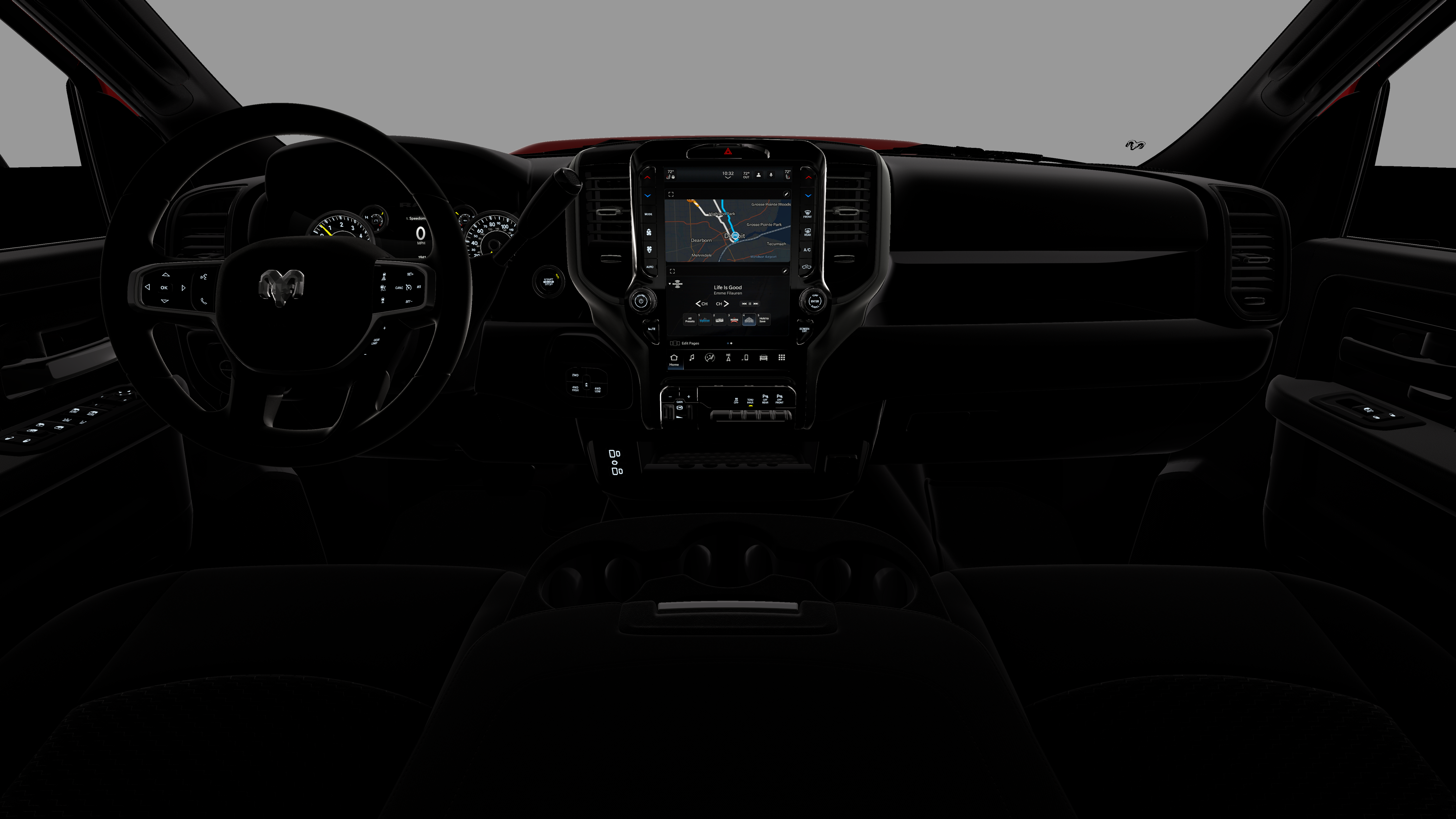 New 2026 Molten Red Pearlcoat RAM Black Express image 18
