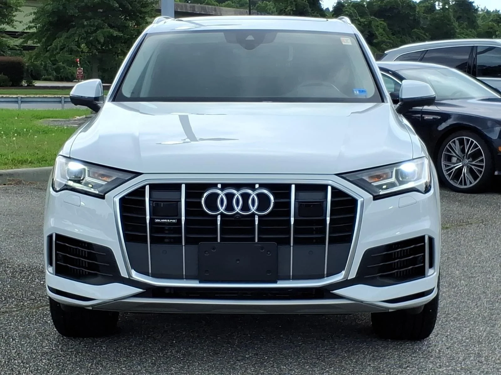 Certified Used 2023 Glacier White Metallic Audi Premium Plus image 2
