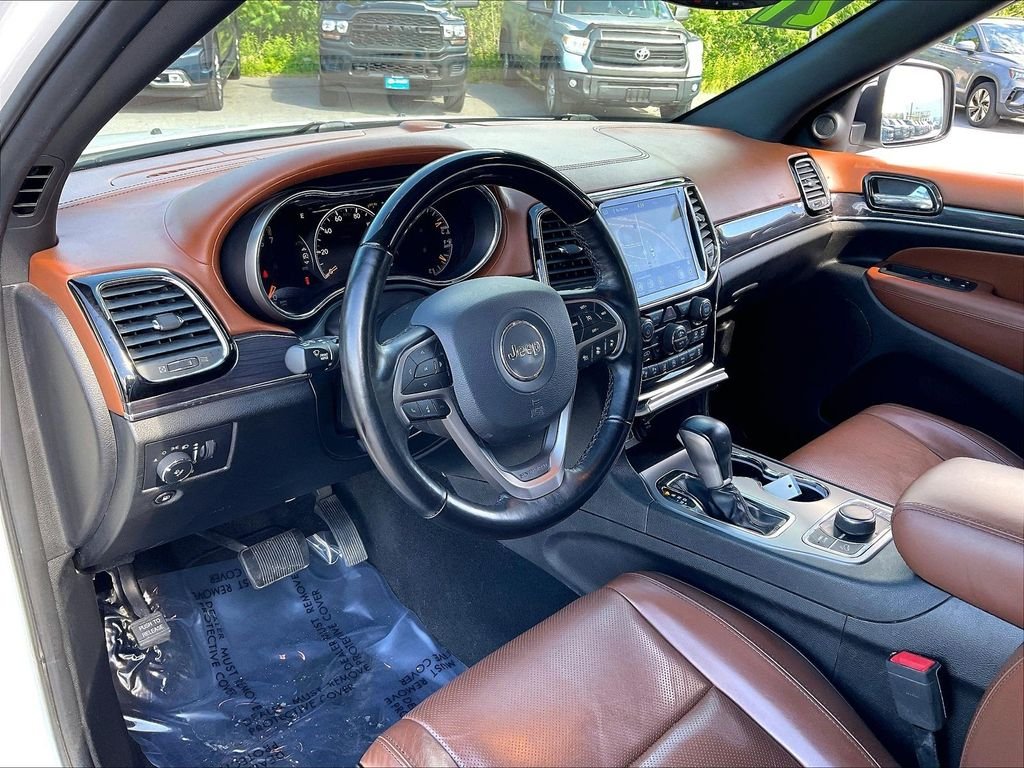 Used 2021 Bright White Clearcoat Jeep Overland image 8