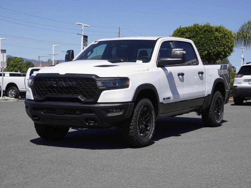 New 2026 Bright White Clear-Coat Exterior Paint RAM Rebel image 8