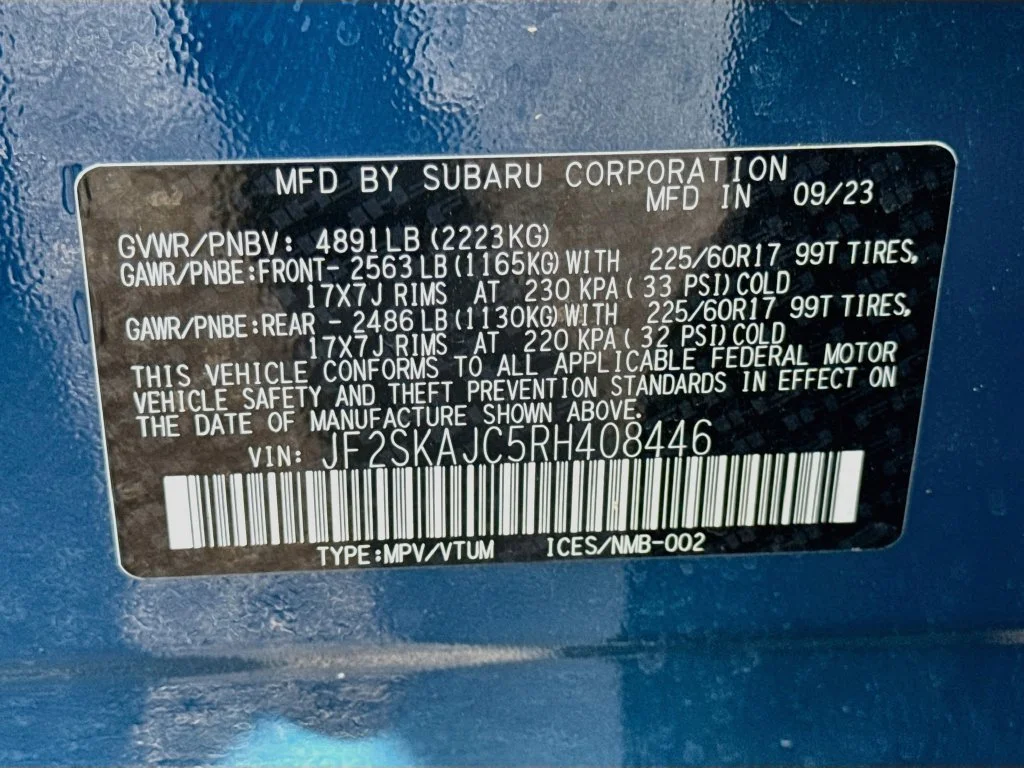 Certified Used 2024 Blue Subaru Wilderness image 41