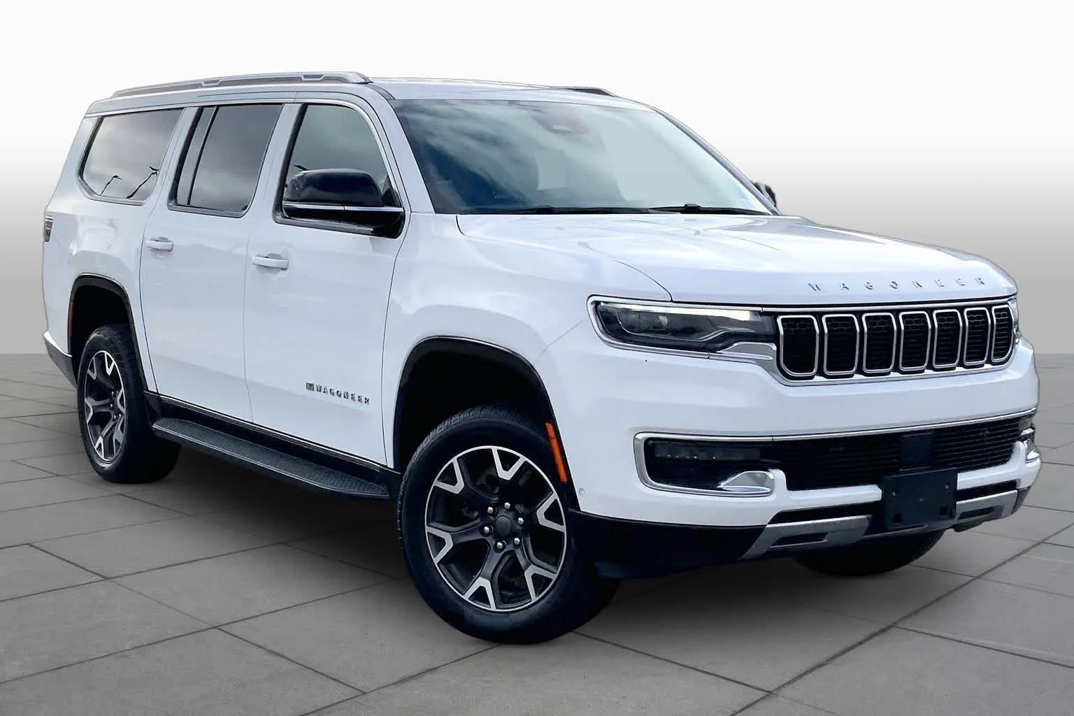 Used 2024 Bright White Clearcoat Jeep Series III image 3