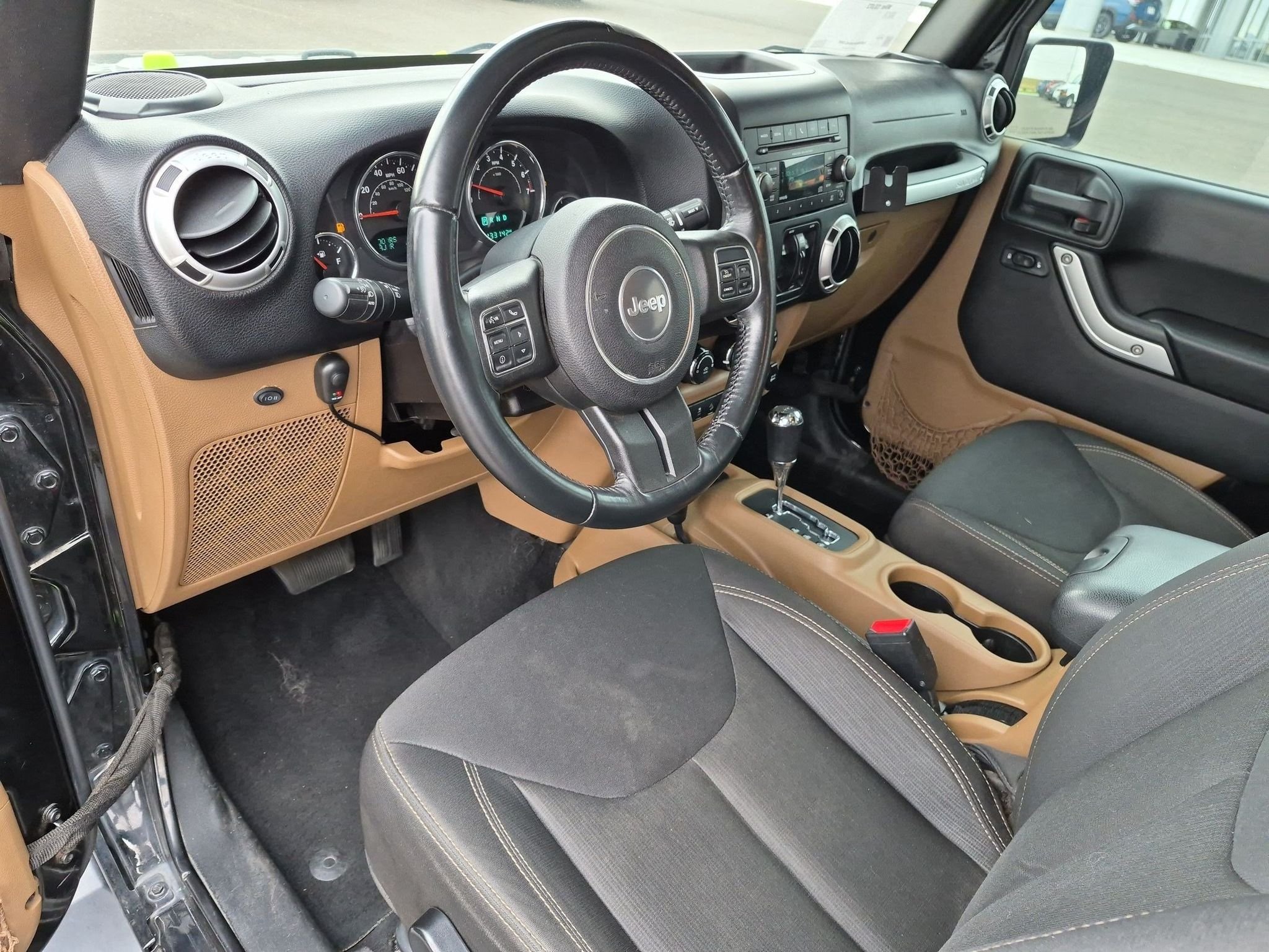 Used 2015 Black Clearcoat Jeep Sahara image 10