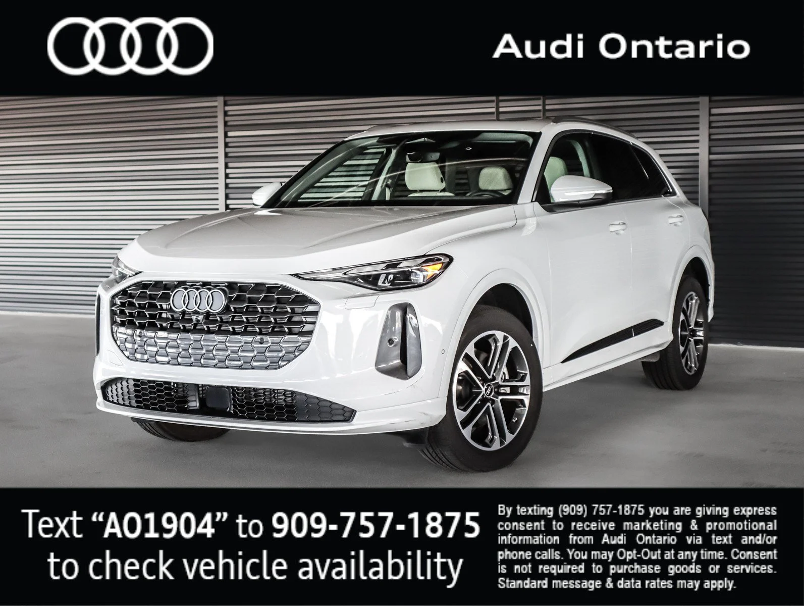 Certified Used 2025 Glacier White Metallic Audi Premium image 1