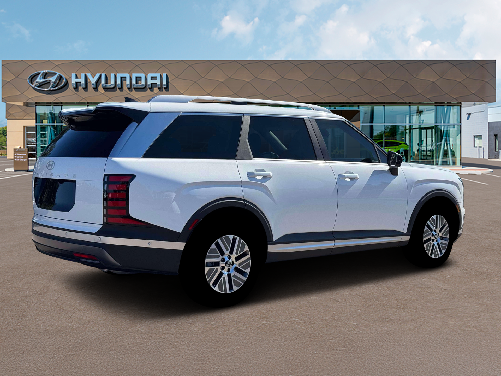 New 2026 Creamy White Pearl Hyundai Blue SEL Premium 8P image 8