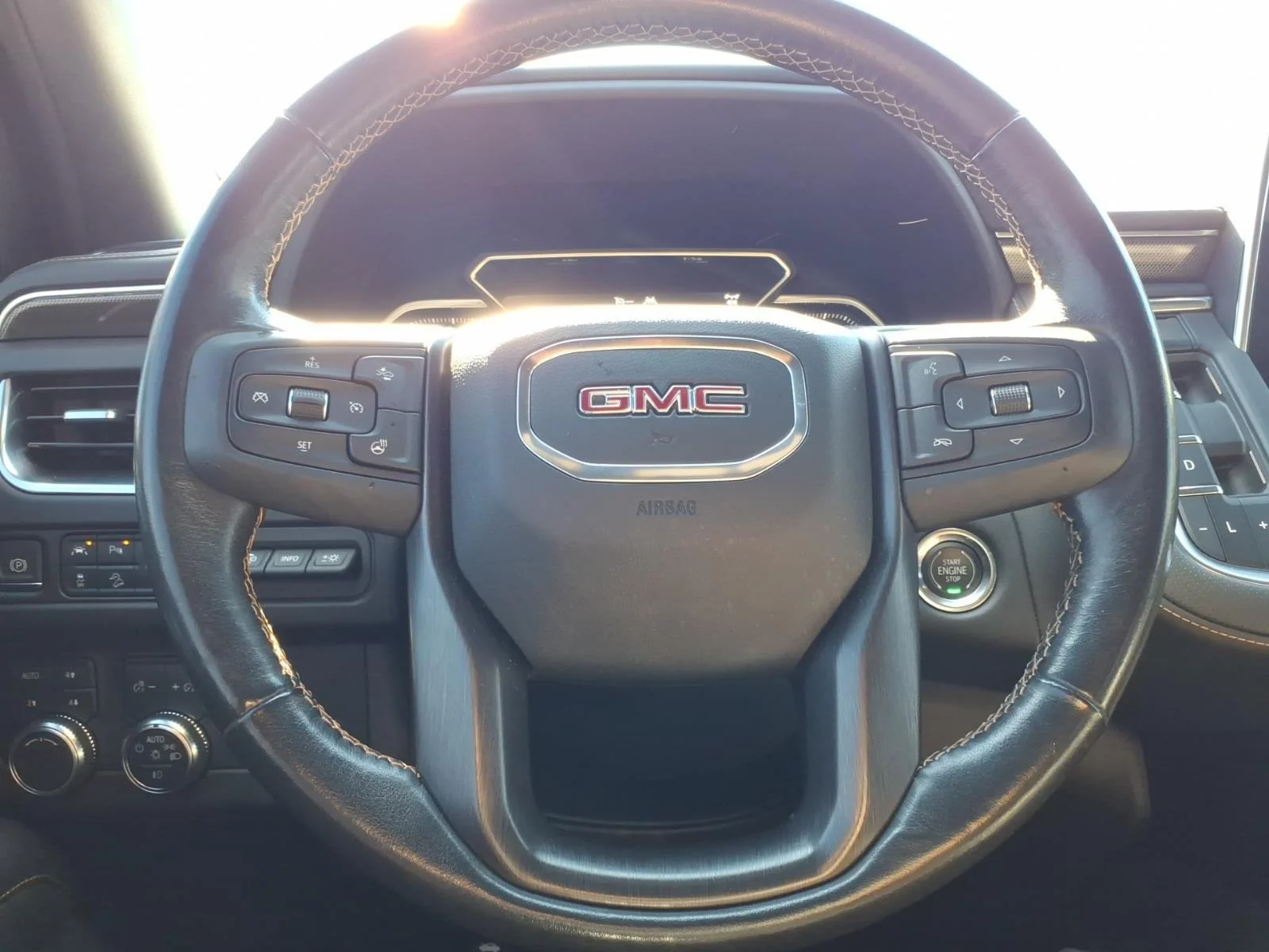 Used 2021 Dark Sky Metallic GMC AT4 image 27