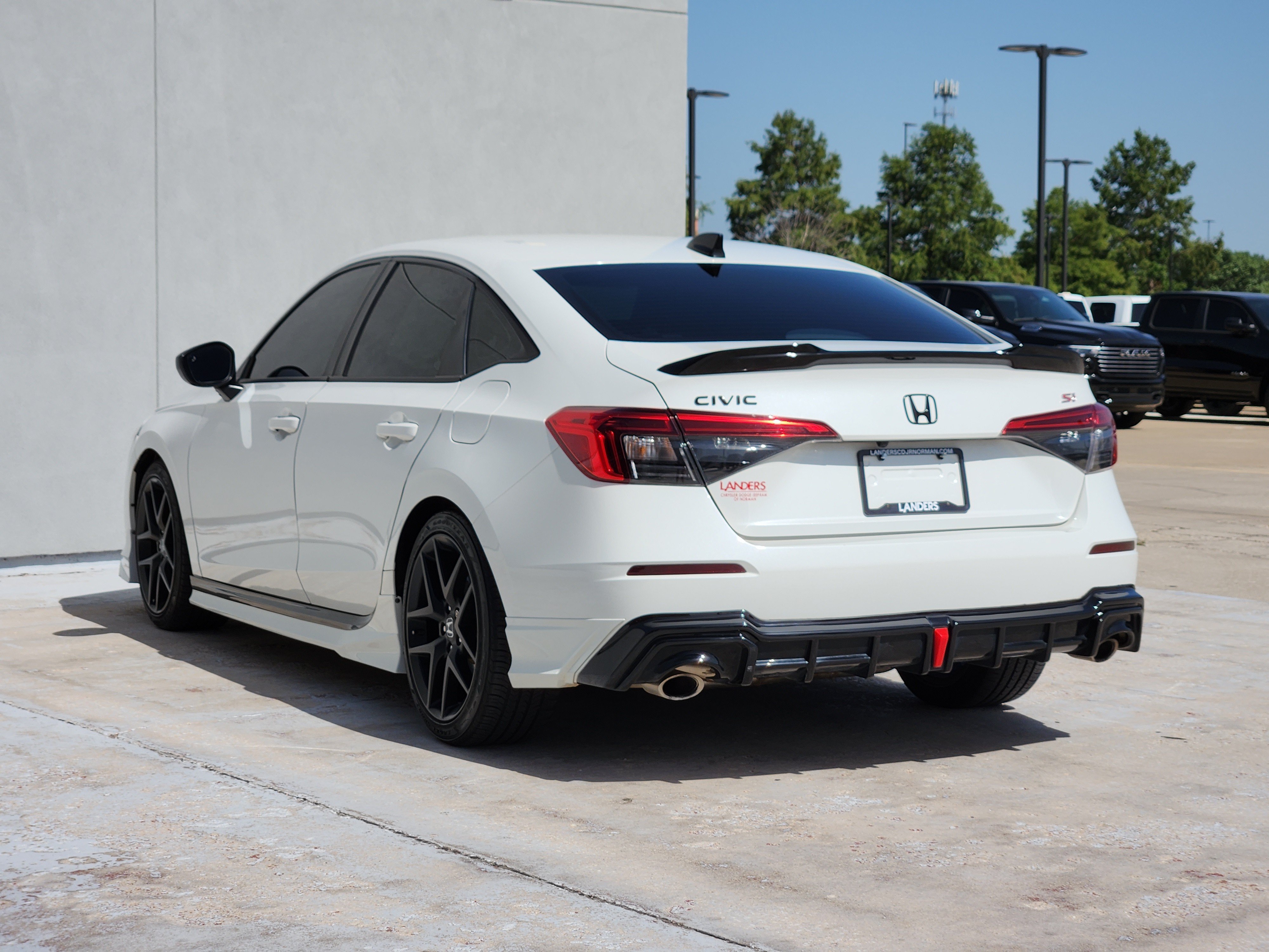 Used 2022 Platinum White Pearl Honda 4DR SDN SI MT image 6