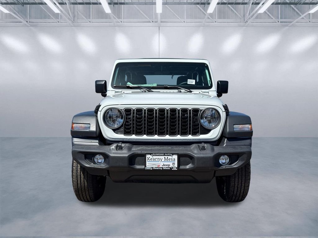 New 2026 Bright White Clear-Coat Exterior Paint Jeep Sport image 2