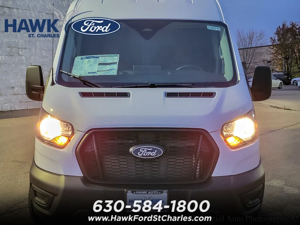 New 2026 Oxford White Ford Cargo Van image 3