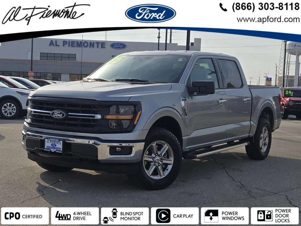 Certified Used 2025 Iconic Silver Metallic Ford XLT image 1