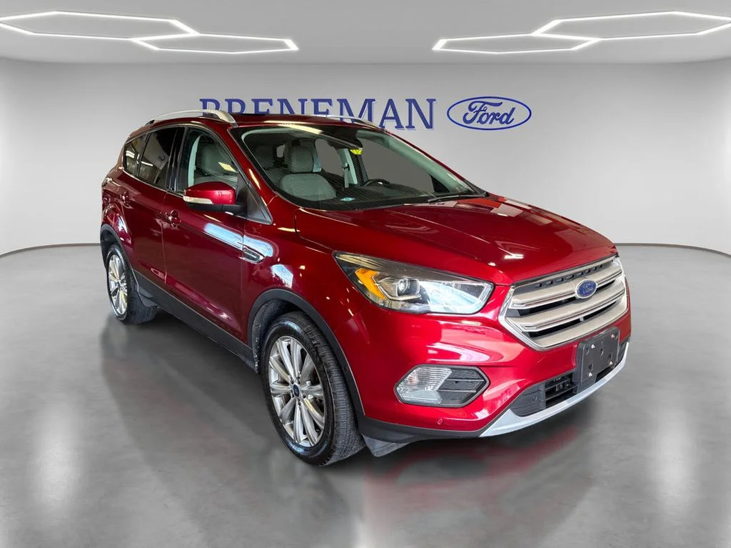 Certified Used 2018 Ruby Red Metallic Ford Titanium image 3