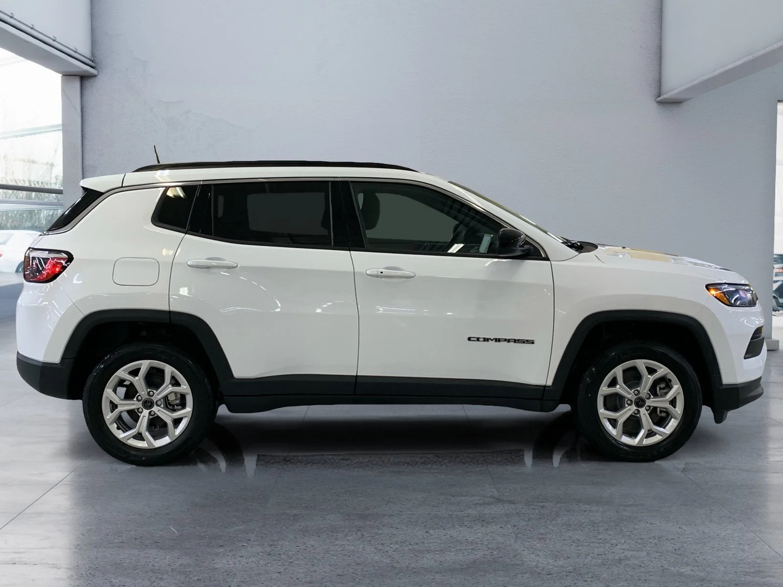 New 2026 Bright White Jeep North image 6