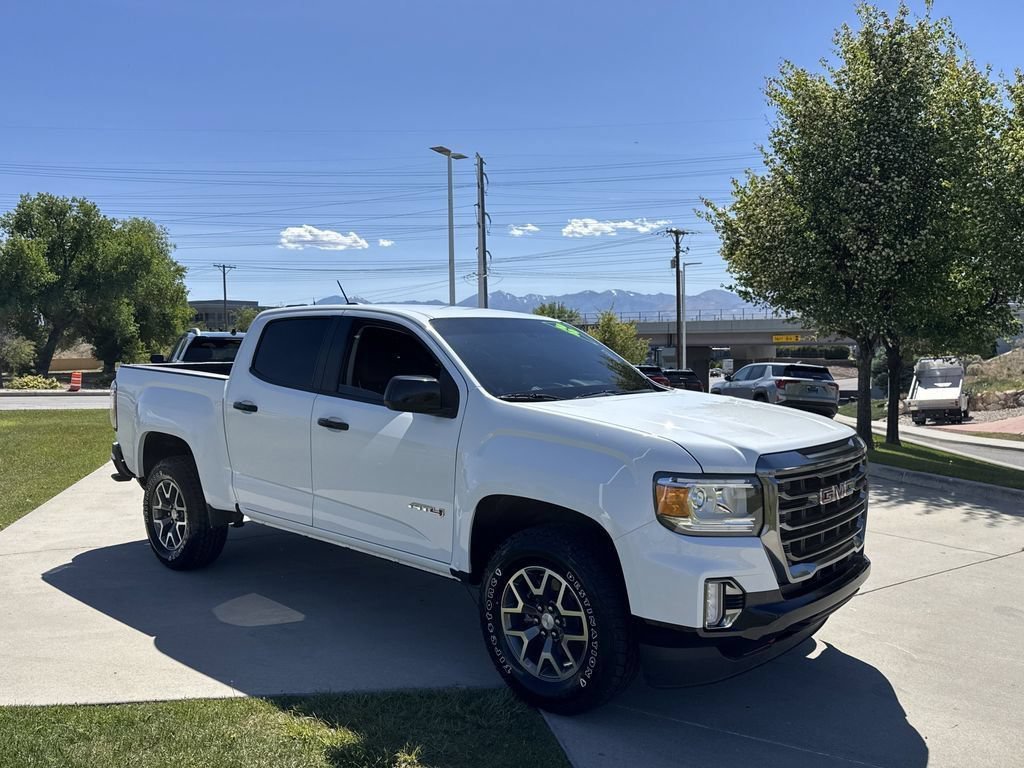Certified Used 2022 Summit White GMC 4WD AT4 w/Leather image 9