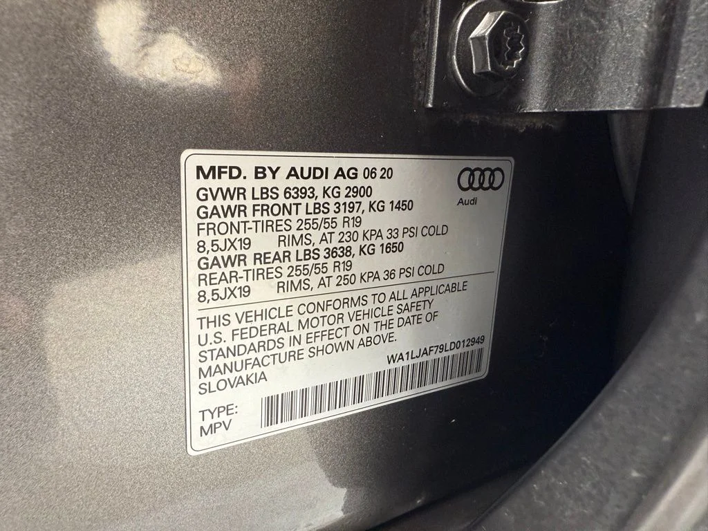 Used 2020 Gray Metallic Audi 45 Premium Plus quattro image 59