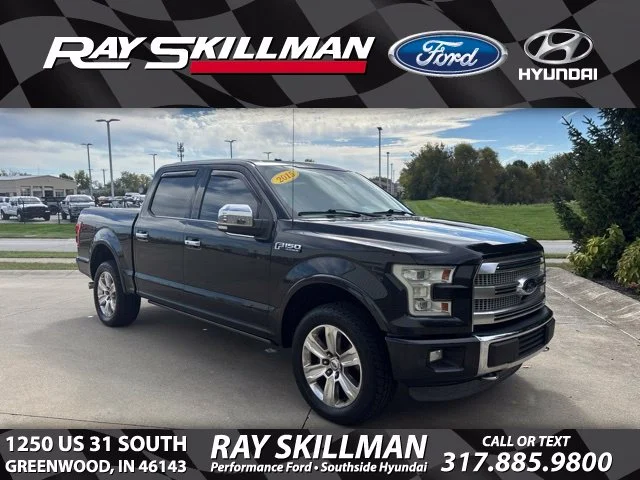 Used 2015 Tuxedo Black Metallic Ford Platinum image 1