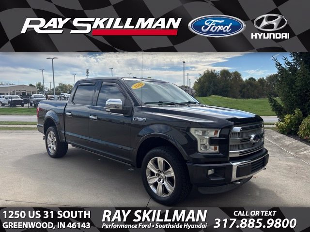 Used 2015 Tuxedo Black Metallic Ford Platinum image 1