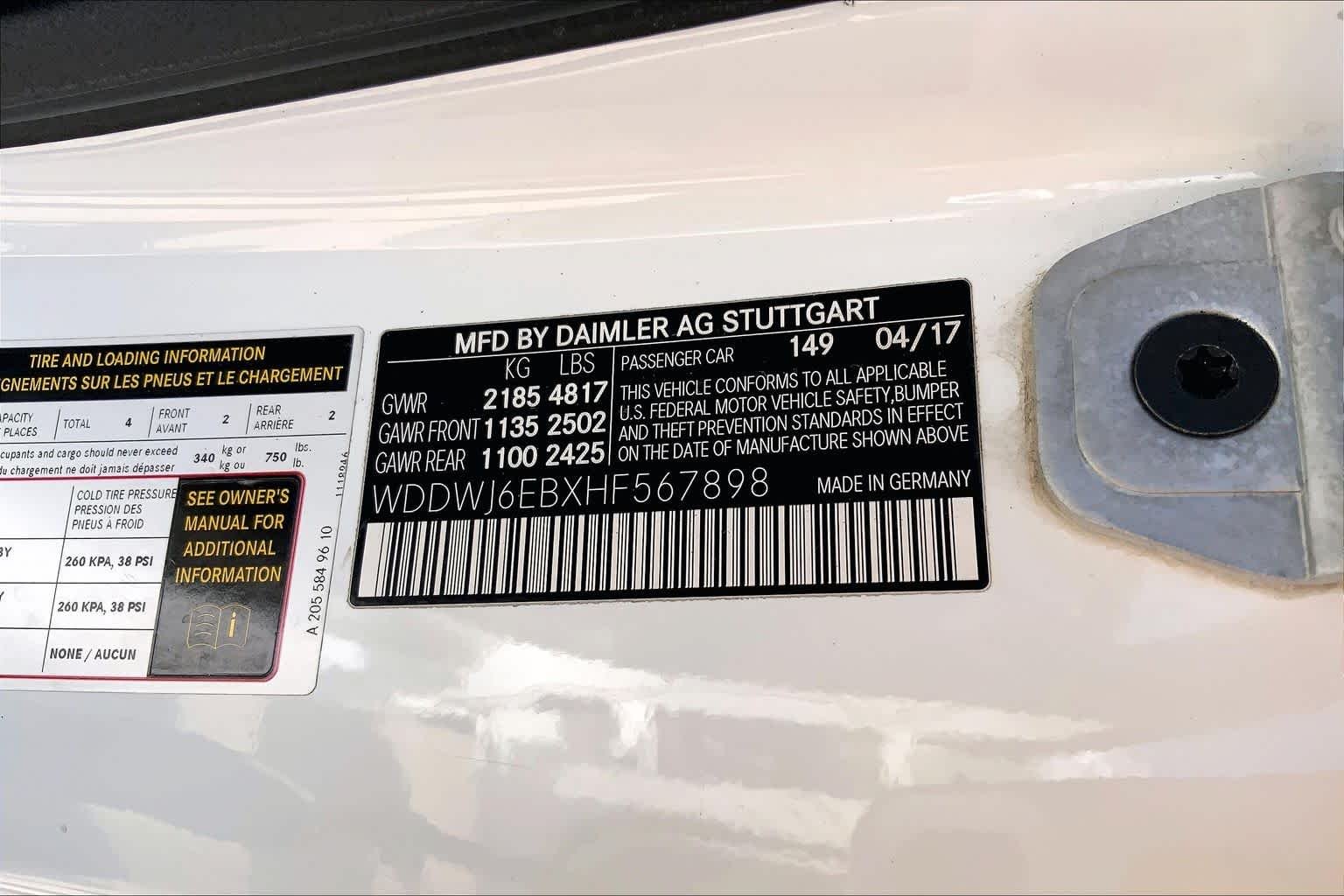 Used 2017 Polar White Mercedes-Benz AMG® C 43 image 35