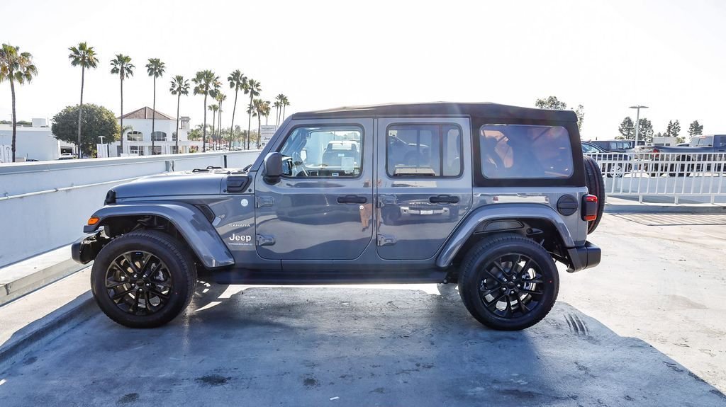 Used 2023 Gray Clearcoat Jeep Sahara 4xe image 14