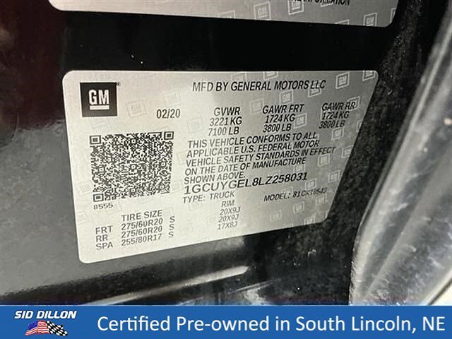 Used 2020 Black Chevrolet LTZ image 16
