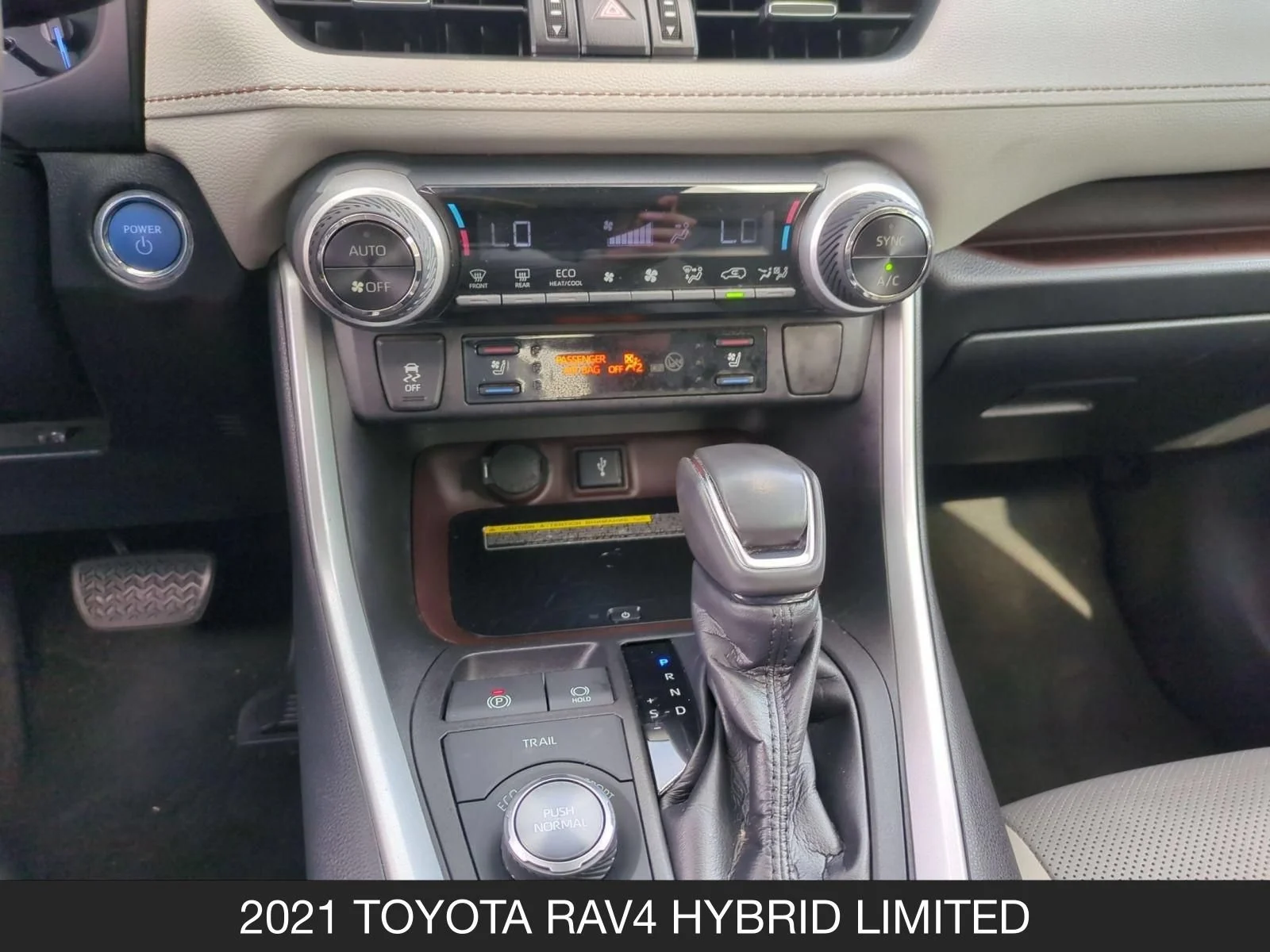 Used 2021 Silver Sky Metallic Toyota Hybrid Limited image 24