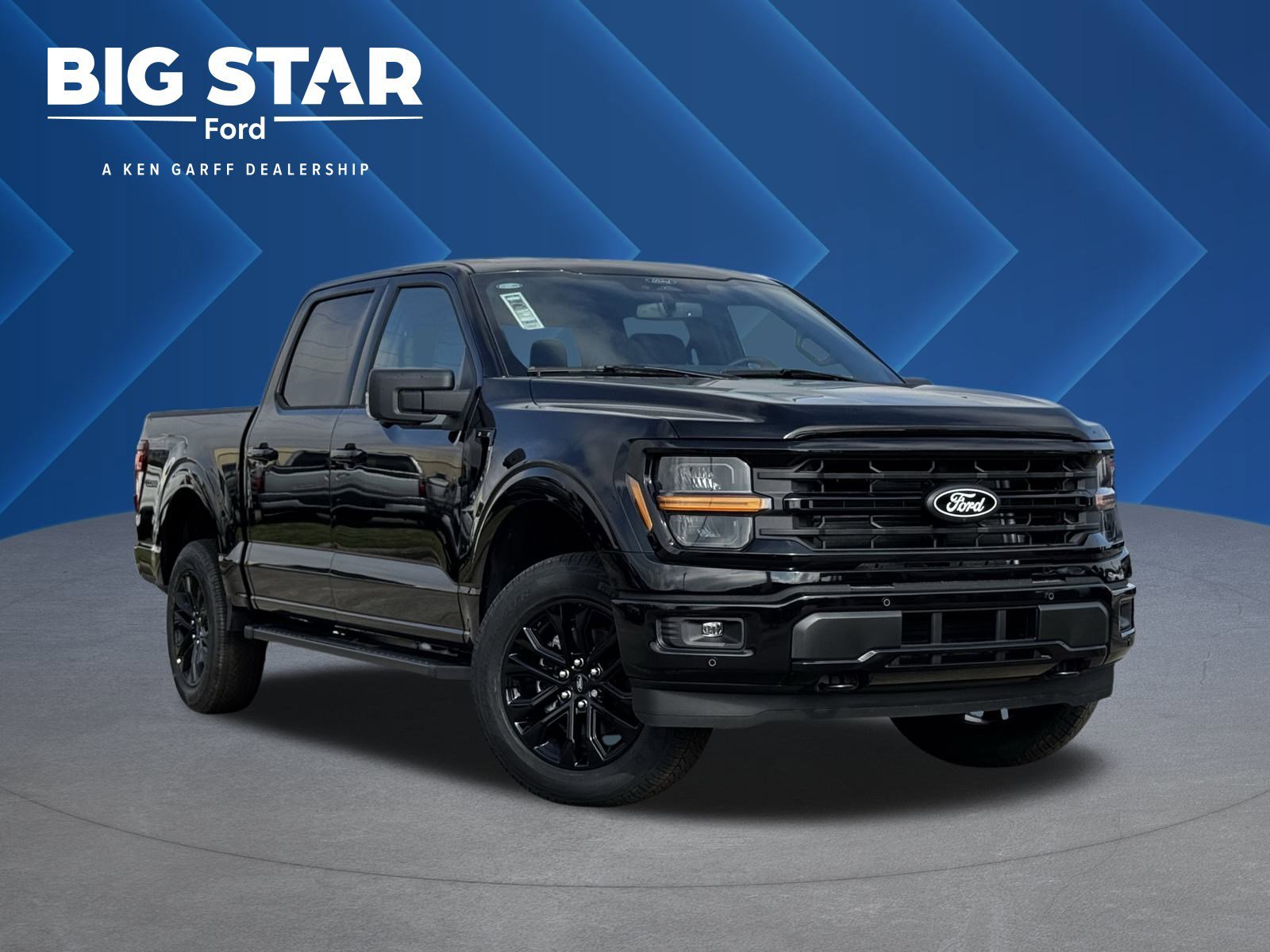 New 2026 Agate Black Metallic Ford XLT image 1