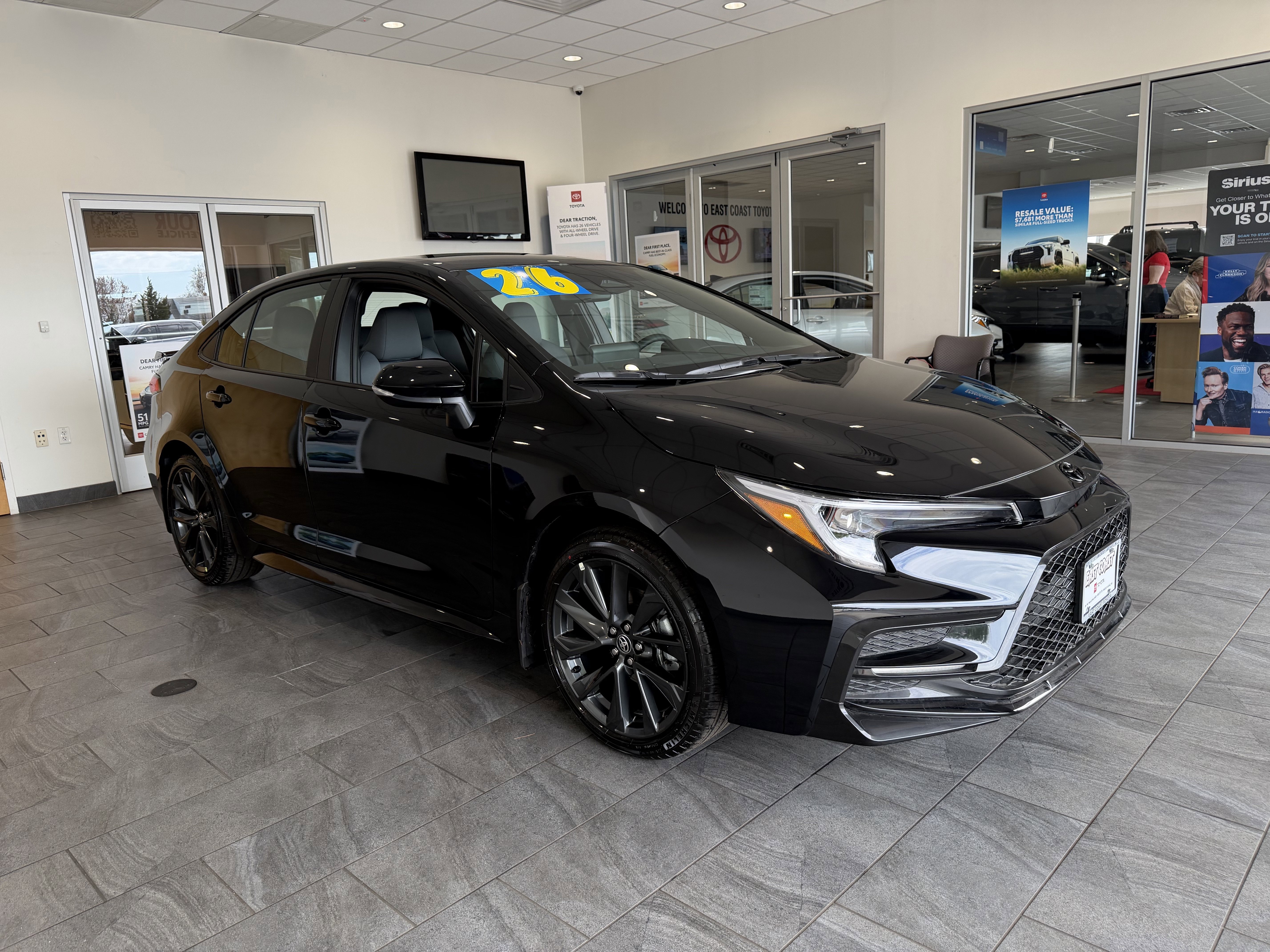 Certified Used 2026 MIDNIGHT BLACK Toyota SE image 65