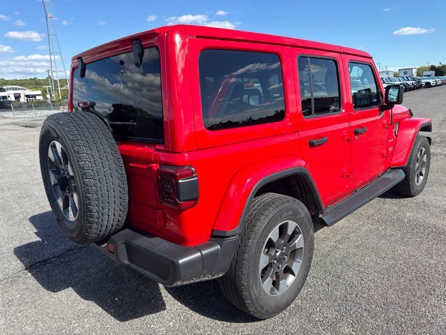 Used 2021 Red Jeep Unlimited Sahara image 3