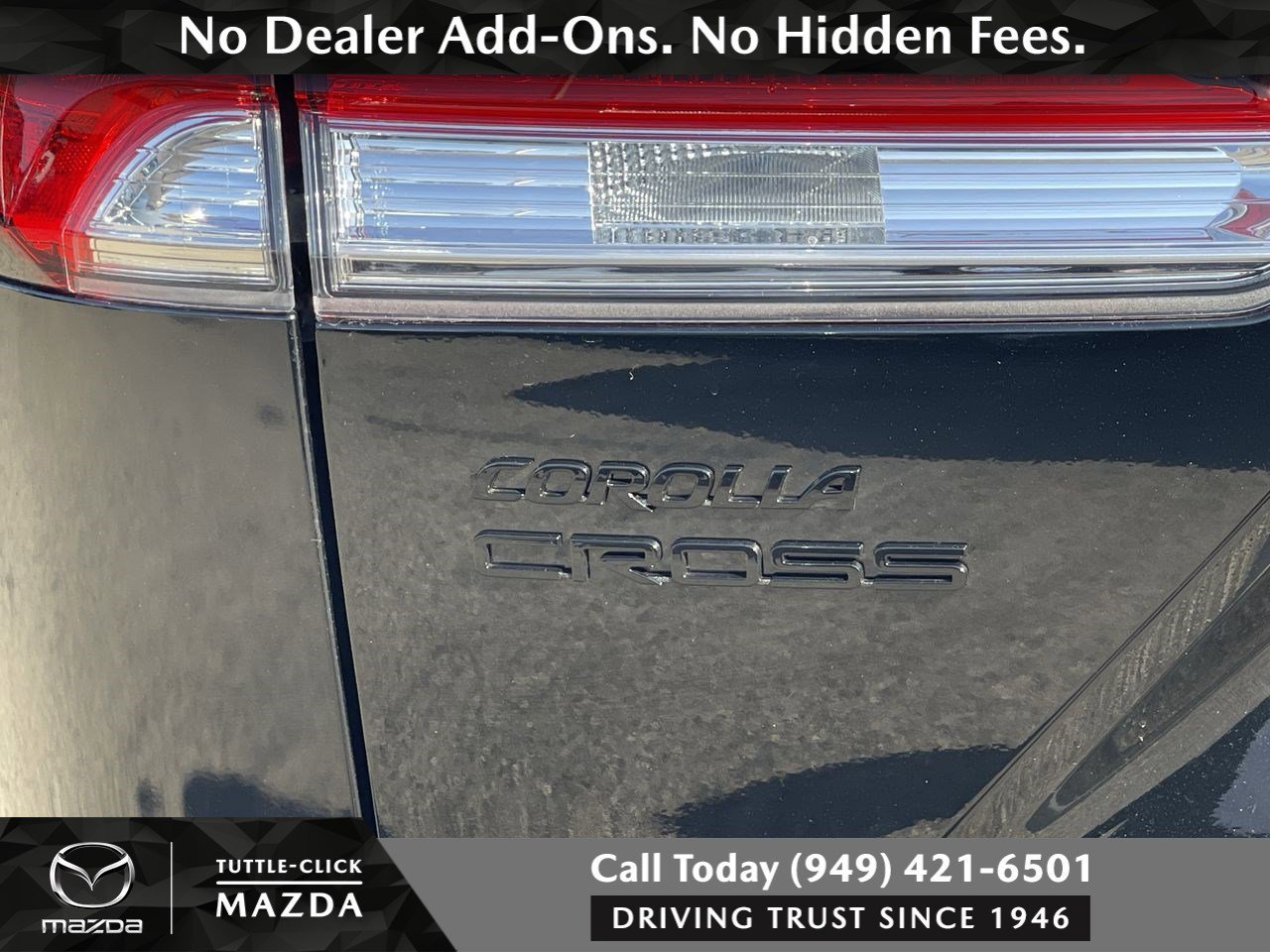 Used 2025 JET BLACK Toyota LE image 8