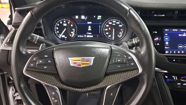 Used 2022 CRYSTAL WHITE TRICOAT Cadillac AWD Sport image 13