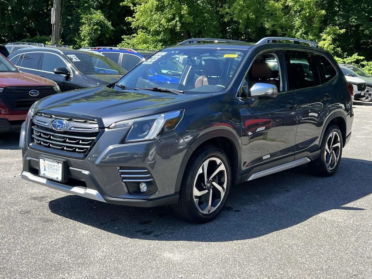 Used 2023 Magnetite Gray Metallic Subaru Touring image 2