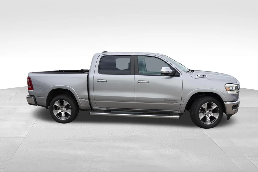 Used 2021 Billet Silver Metallic Clearcoat Ram Laramie image 2