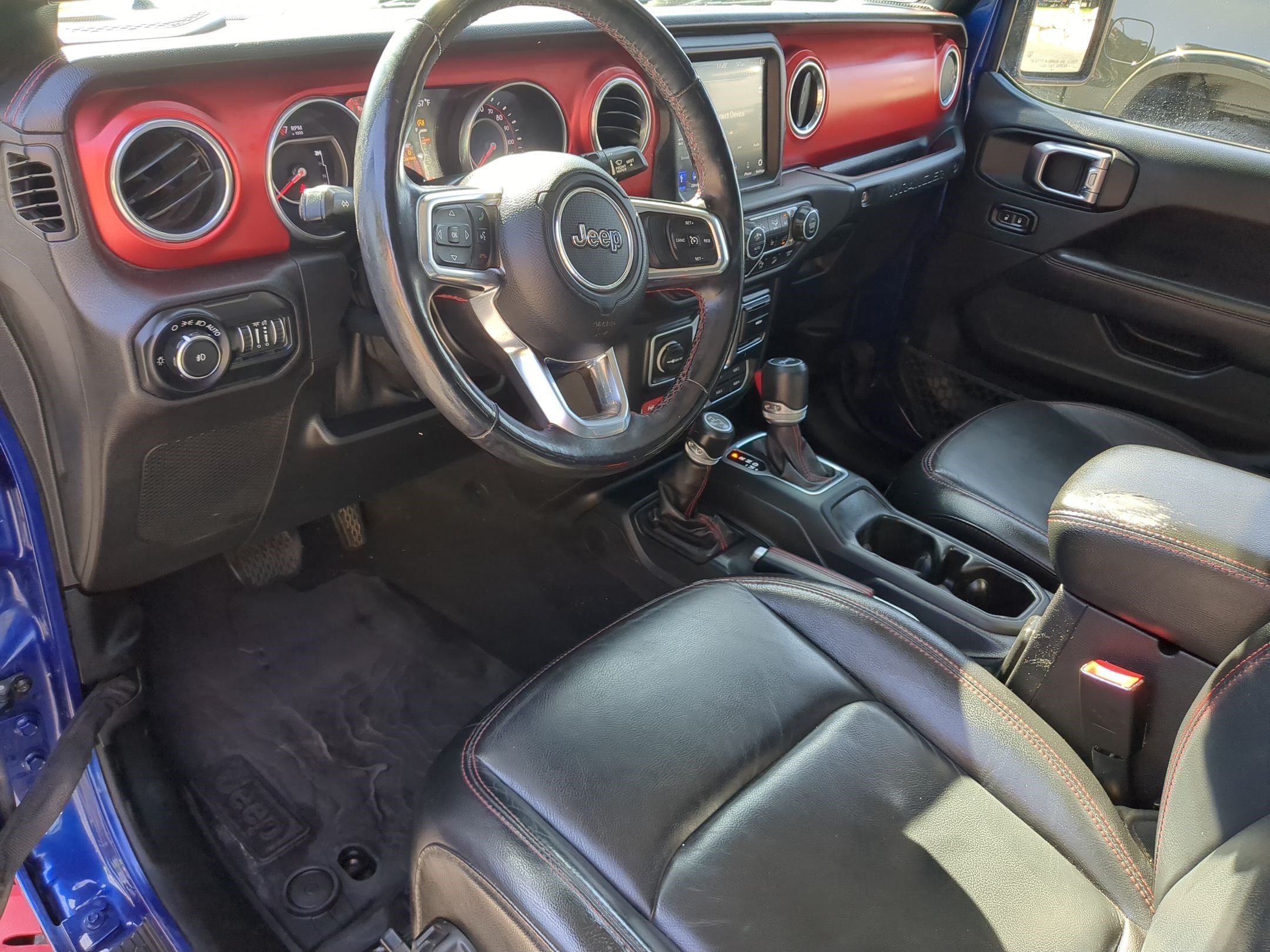 Used 2018 Ocean Blue Metallic Clearcoat Jeep Rubicon image 14