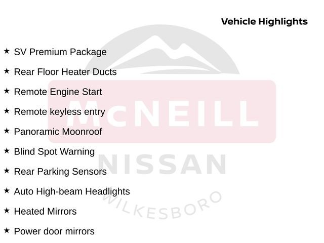Used 2025 Red Nissan SV image 10