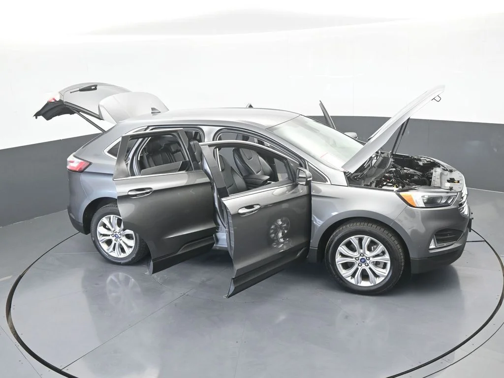 Used 2022 Gray Metallic Ford Titanium image 75