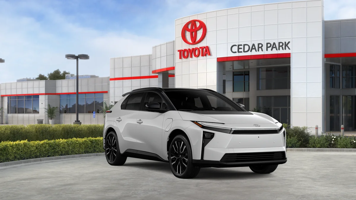 New 2026 Wind Chill Pearl with Midnight Black Metallic roof Toyota Limited image 69