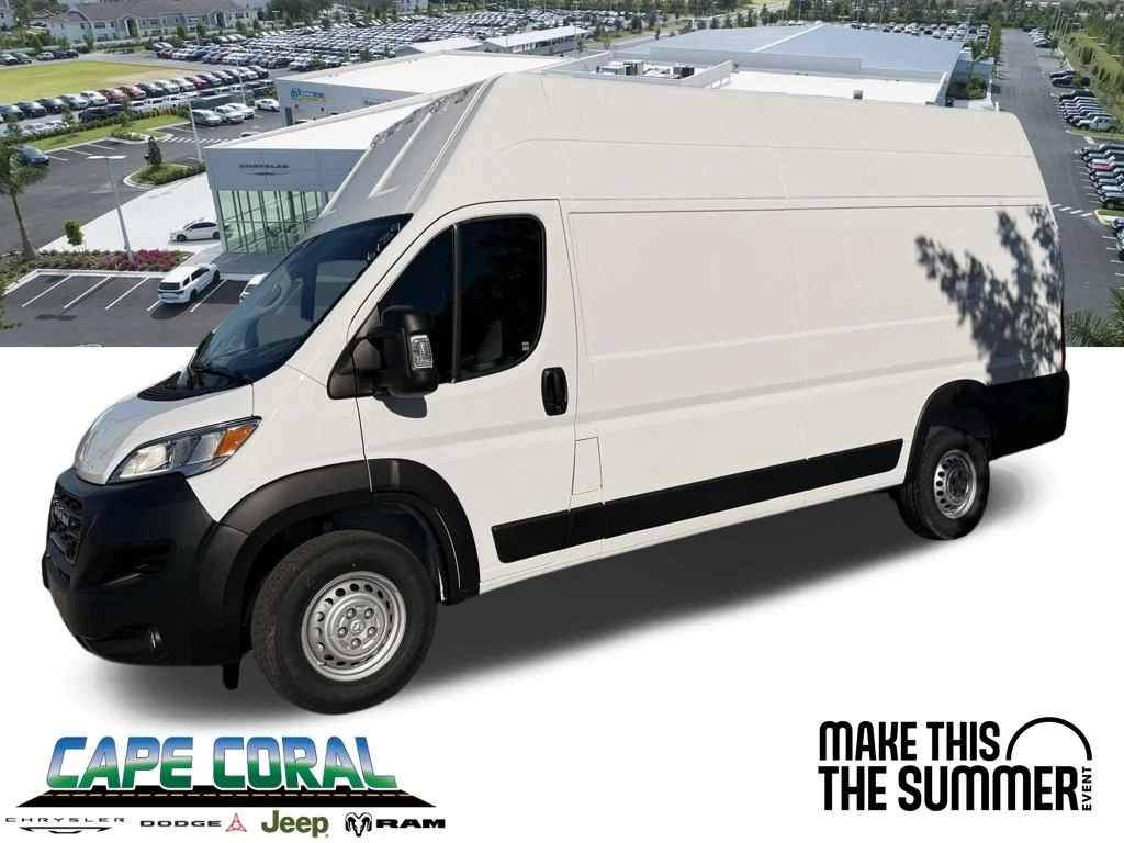 New 2026 Bright White Clear-Coat Exterior Paint RAM Tradesman image 1