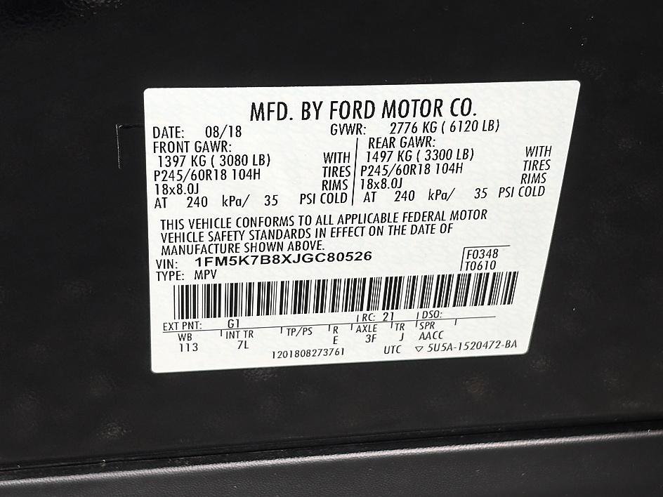 Used 2018 Shadow Black Ford Base image 25