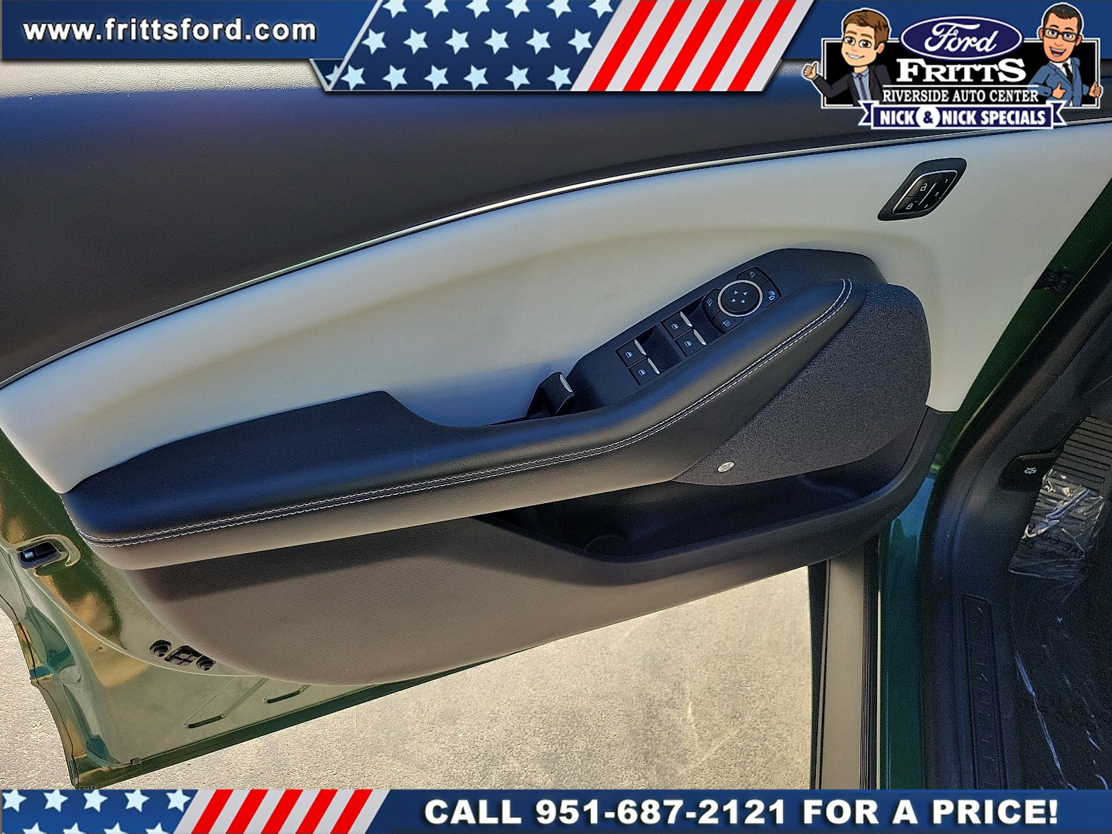 Certified Used 2024 Green Metallic Ford Premium image 13