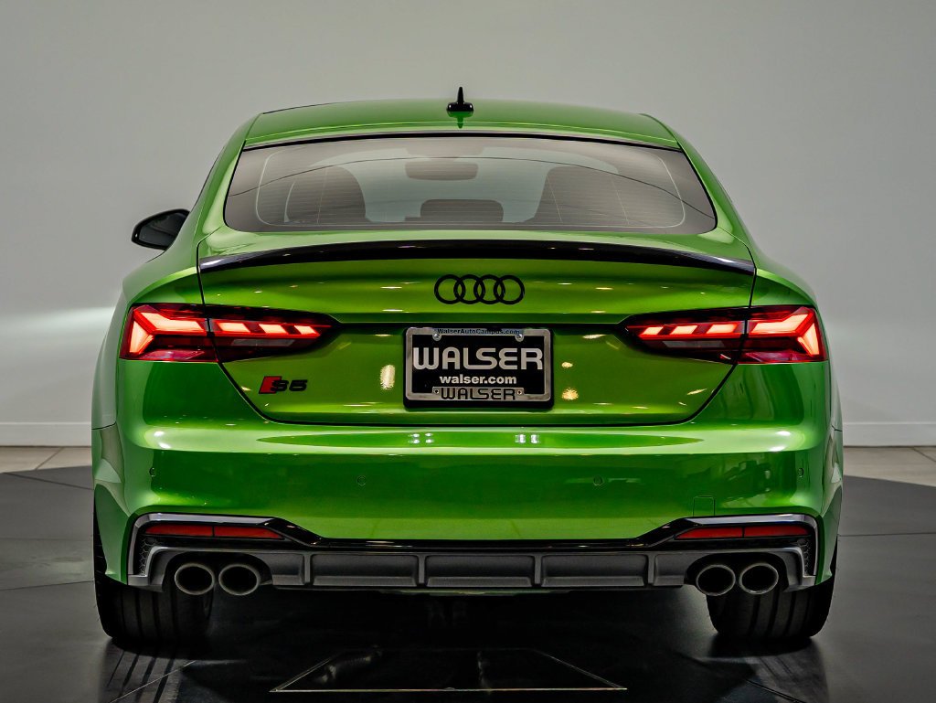 Used 2023 Java Green Metallic Audi Premium Plus image 6